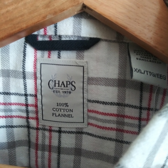 Ralph lauren chaps flannel button-down shirt - Picture 4 of 6